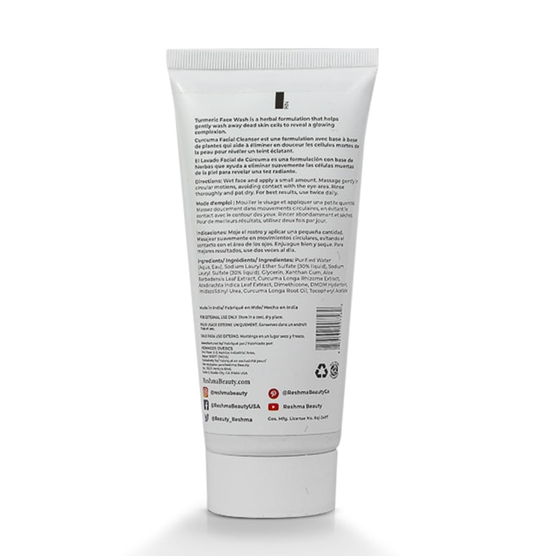 Reshma Beauty Turmeric Face Wash Cleanser for All Skin Types