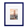 KINLINK 11x14 Picture Frame Navy, Solid Wood Frame 11x14 with