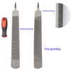 Qlvily 18 Inch Hoof Rasp, Horseshoe File with Rubber Handle,