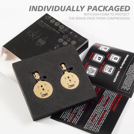 CNCLOL Bike Disc Brake Pads for Avid BB5 Promax 300 300R 330 330R Render,Semi-metallic