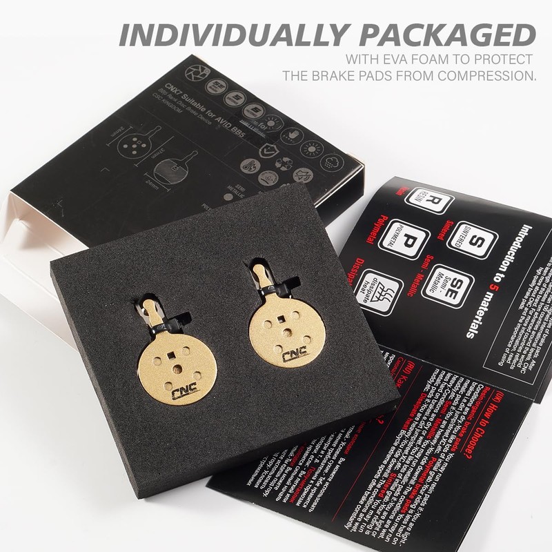 CNCLOL Bike Disc Brake Pads for Avid BB5 Promax 300