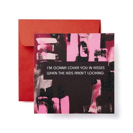 American Greetings Romantic Valentine's Day Card for Wife or Husband (Kisses)
