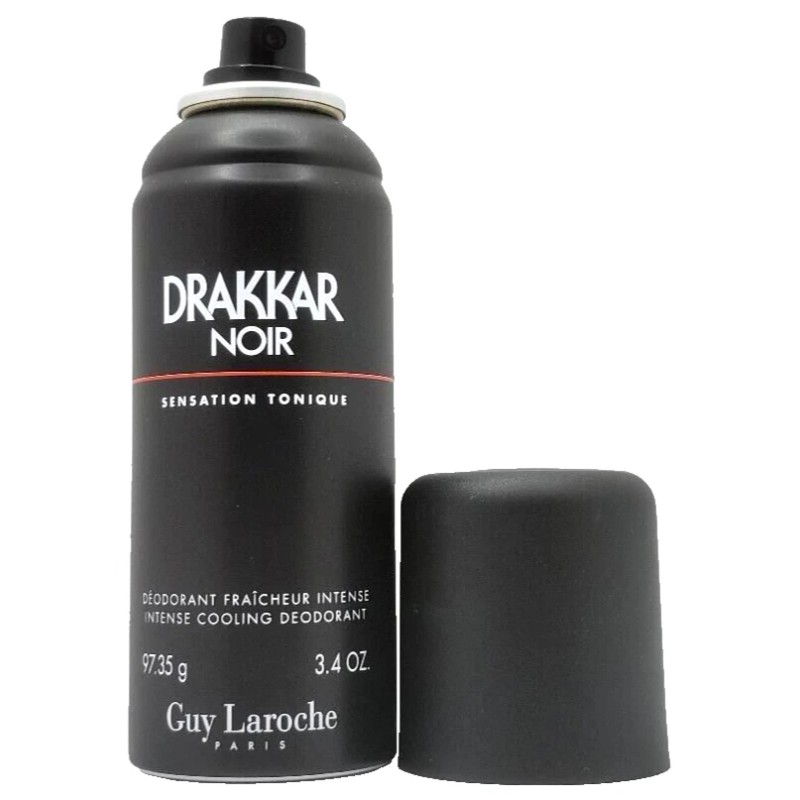 GUY LAROCHE DRAKKAR NOIR DEODORANT INTENSE COOLING SPRAY FOR MEN