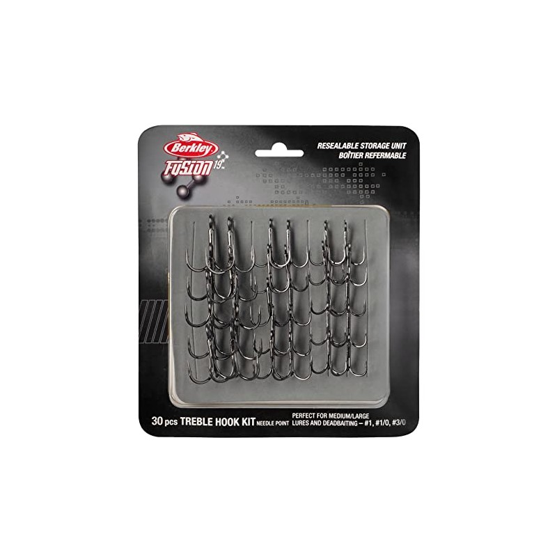 Berkley Fusion19 Big Treble Kit Varied, Fishing Hook, Hooks, Predator