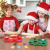 2 Pack Christmas Chocolate Candy Molds, 3D Silicone Snowflake Xmas