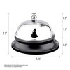 Call Bell Chrome Finish. Hand front desk ringing bell service