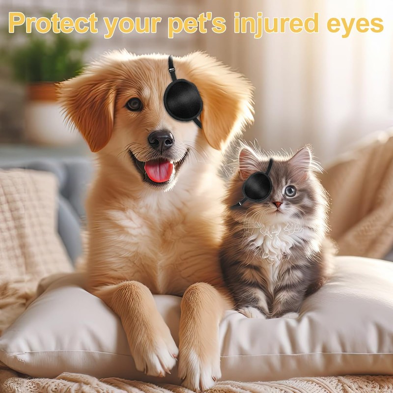 Dog Eye Patch,Small to Large Dogs & Cats Eye Injuries