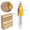 LEATBUY 1/2 Inch Shank Architectural Molding Router Bit Set 5