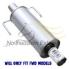 Exhaust Rear Resonator Compatible for 2010-2012 Ford Fusion 3.5L |