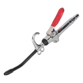 High Volume Powerful Industrial Air Blow Gun with Angled Bent Air Nozzle, High Pressure Handheld Air Blower Gun 0.6‑1.5Mpa for Pneumatic Air Compressor, Practical Dust Cleaning