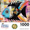 Cross & Glory - Angelfish Abstract - 1000 Piece Jigsaw