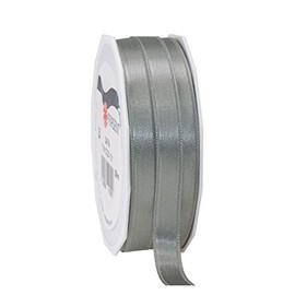 C.E. Pattberg SATIN slate (grey) gift ribbon, 27 yards for Wrapping Gifts, 0.39 inches width, Ribbon for Decorating & Crafting, Decorative Ribbon for Gifts, for every occasion