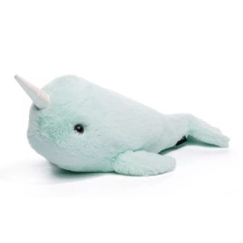 FAO Schwarz Adopt A Pet Enchanted Light Blue  Narwhal 15" Stuffed Plush Animal