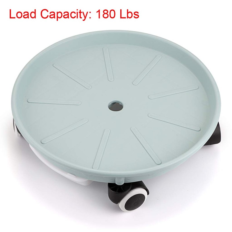 Skelang 2-Pack 13.39' Plant Caddy with Water Drawer, Movable Planter