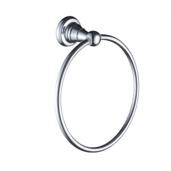 Bristan 1901 Towel Ring Brass - Chrome Plated