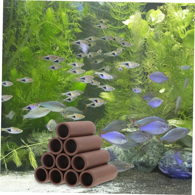 BUGUUYO Aquarium Shrimp Breeding Cave Natural Pottery Shelter for Hiding