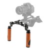 CAMVATE Rosette Handgriffe für 15 mm Rod Clamp Schienenblock DSLR
