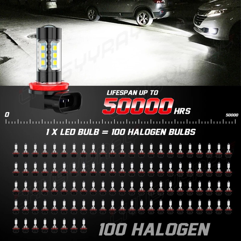 CHUSYYRAY For Buick Encore 2013-2019 Combo 6pcs LED Front Headlight