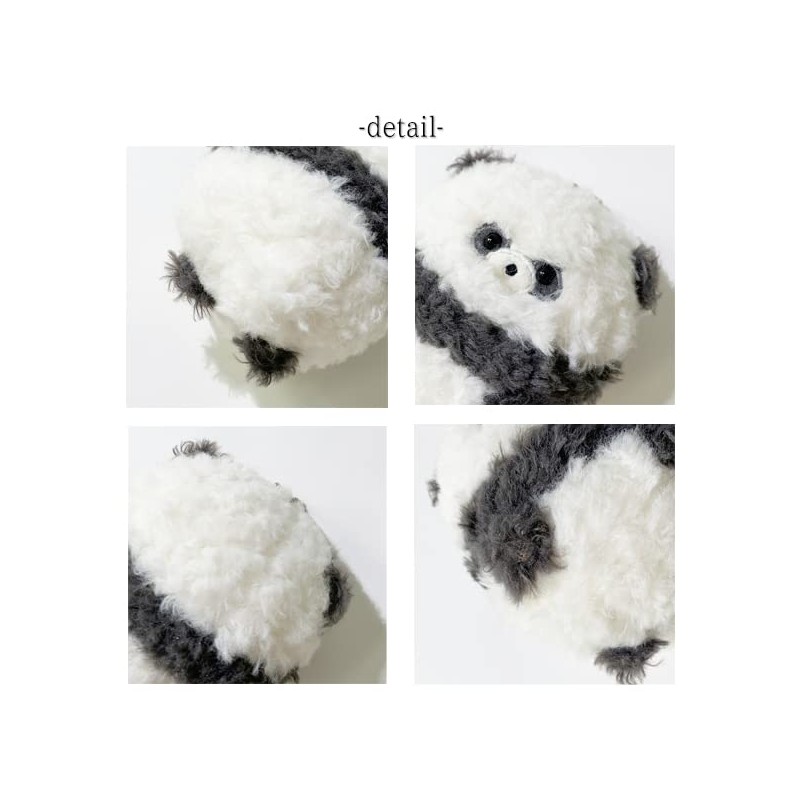 Stream Market TY015 Keychain, Panda, Mascot, Fluffy, Plush, Cute