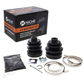 NICHE Front CV Axle Boot Kit For Suzuki 54931-31G02 54930-31G02 King Quad 700 LT-A700X ATV