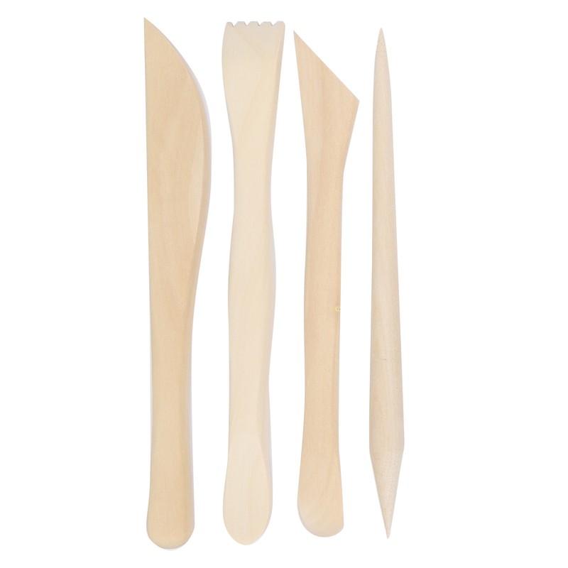 25Pcs Pottery Tools Clay Sculpting Dotting Pens Fondant Ball Stick