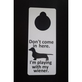 Handmade Dachshund  Do Not Disturb Sign Wiener Dog Funny Door Sign Cute Animals