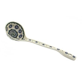Blue Rose Polish Pottery Maia Soup Ladle