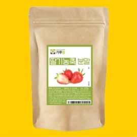 만재상 통채로 갈아만든 국산 딸기농축 분말 가루 200g 첨가물없는 맛과영양 요리 조미료 건조 활용도높은 Domestic Strawberry Concentrate Powder 200g - All-Natural Flavor and Nutrients, Cooking Seasoning, High Versatility without Additives