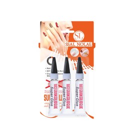 SSAL NOLAE Super Strong Nail Glue for Press On Nails- Salon Quality for Acrylic, Fake Nail Tips. Quick Dry, Long Lasting, No UV Lamp, Dehydrator or Primer Needed-18ML
