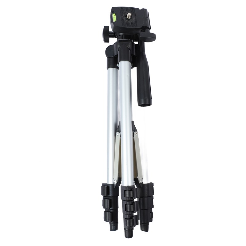 Camera Tripod with Mobile Phone Holder Portable Extendable Travel Camera