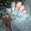 Daydream.Gemstone Marble Unique Emotional Nail - Egg Almond / 데이드림.