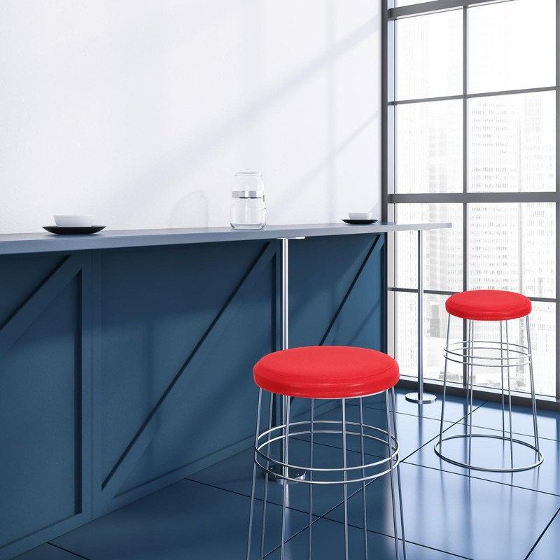 sourcing map Round Bar Stool Covers, 4 Pack Round Seat