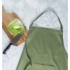 DII Everyday Basic Collezione Cucina, Cotone, Salvia, Standard, Chef Apron