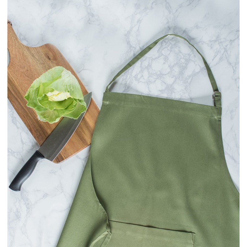 DII Everyday Basic Collezione Cucina, Cotone, Salvia, Standard, Chef Apron