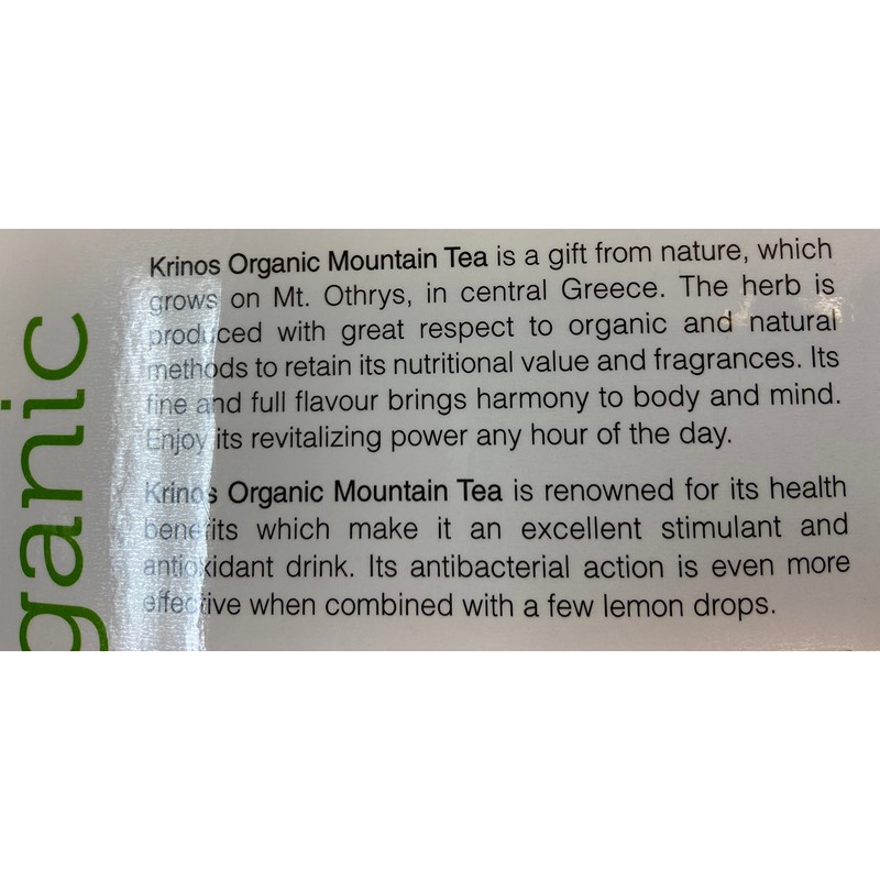 Krino's Organic Mountain Tea 56 g