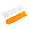 LYMSSESS Snapback Replacement Hat Strap (White & Orange)