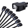 HiSport Fuel Injector Connector 8 PCS Pigtail Connectors Wire Terminals
