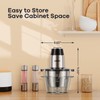 GANIZA Food Processors, Electric Food Chopper with Meat Grinder &