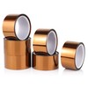 BOMEI PACK Polyimide Tape, 6 Pack High-Temperature Resistant Tape 2inch