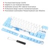 73PCs Sublimation Keycaps PBT Mechanical Keyboard Accessory PC Parts with