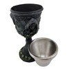 Atlantic Collectibles Triple Goddess Wine Goblet Chalice With Stainless Steel
