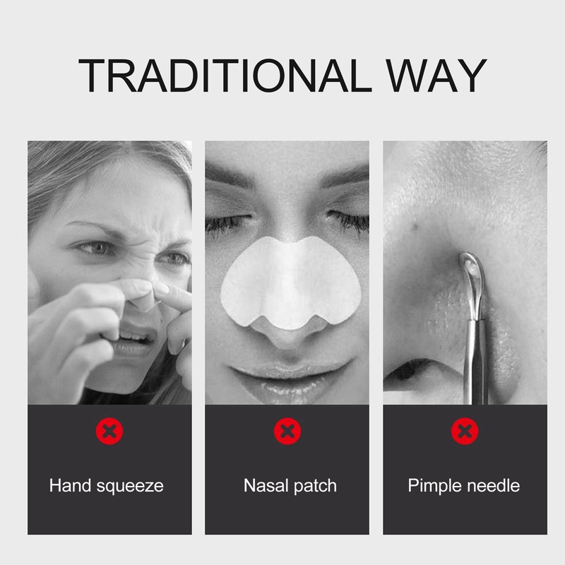 6 Probes Blackhead Remover Pore Vacuum Rechargeable Facial Cleaner Portable
