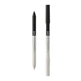 Ruby Kisses Waterproof Matte & Metallic Duo Eyeliner - Dual-Ended Smudge-Proof Pencil for Precision & Eyeshadow Multi-use, Long-Lasting, Intense Color (White/Black)