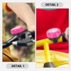 Kisangel 2pcs Bicycle Bell for Kids - Unicorn Bike Ring