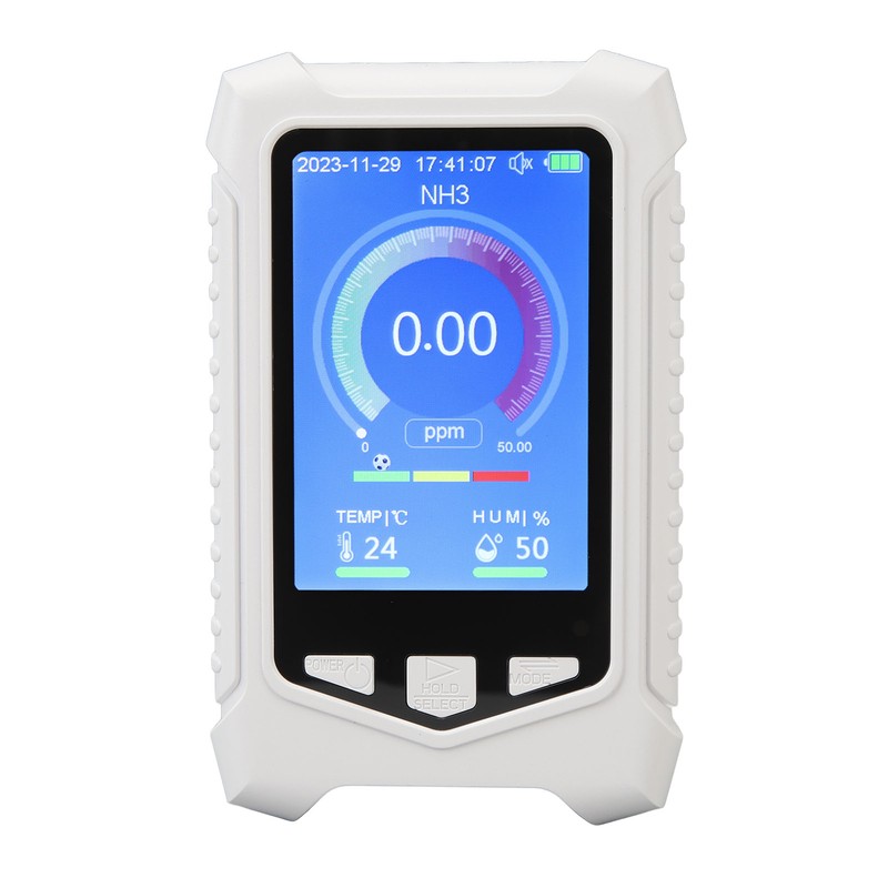 NH3 Test Meter Handheld Portable Accurate 0 to 50ppm 3.5