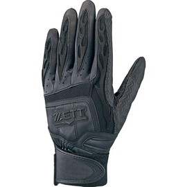 ZETT High School Batting Gloves Pro Status (Ambidextrous) BG418HS 1900 Black M / 제트(ZETT) 고등학생용 배팅 글러브 프로스테이터스(양손용) BG418HS 1900 블랙 M