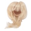 1/4 Doll Wig, Straight Bang Shoulder Length Short Hair for