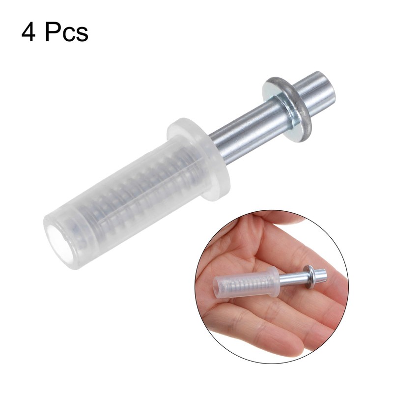 QUARKZMAN 4 Pack Bifold Door Hardware Top Pivot 3/8" Spring