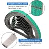 3/8" x 13" Sanding Belts for Air Belt Sander, 20