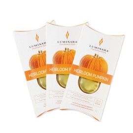 Luminara Fragrance Diffusing Pods, Set of 3 (Pumpkin), Natural Home Scent Refills, Air Purifying Reed Diffuser Alternative for Room Ambiance